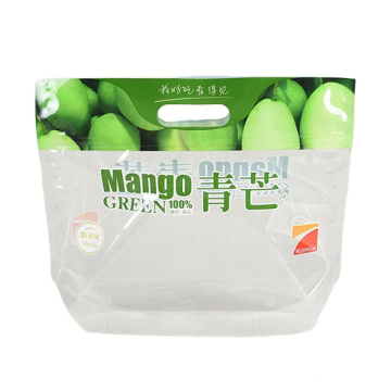 Fruit Fresh Keeping custom plastic packaging Bag with Hole